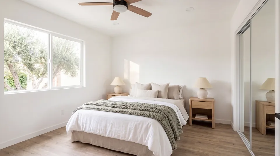 A primary bedroom